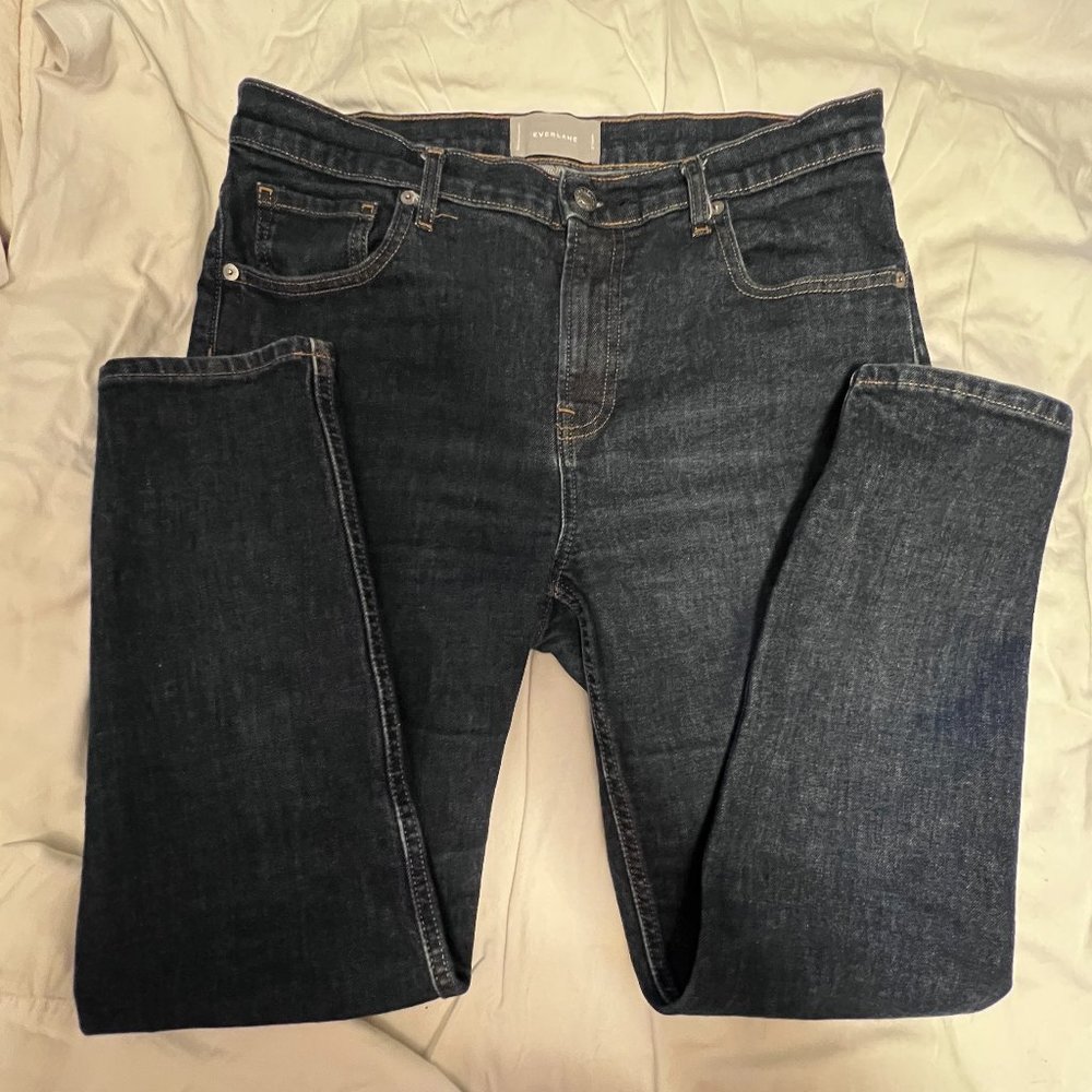 Everlane Dark Blue Skinny Jeans Sz 32